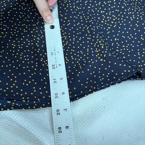 Just Female Hana Dress Blue Yellow Long Sleeve Belted Sz S Women’s - Picture 7 of 11